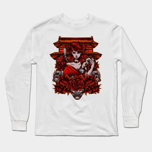 Geisha Long Sleeve T-Shirt